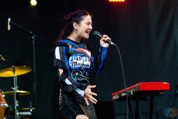 CHICAGO, IL - JULY 22: Japanese Breakfast performs at Pitchfork Music Festival in Chicago on July 22, 2018. (Photo: Katie Kuropas/Aesthetic Magazine)