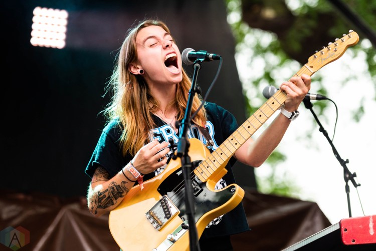 CHICAGO, IL - JULY 20: Julien Baker performs at Pitchfork Music Festival in Chicago on July 20, 2018. (Photo: Katie Kuropas/Aesthetic Magazine)