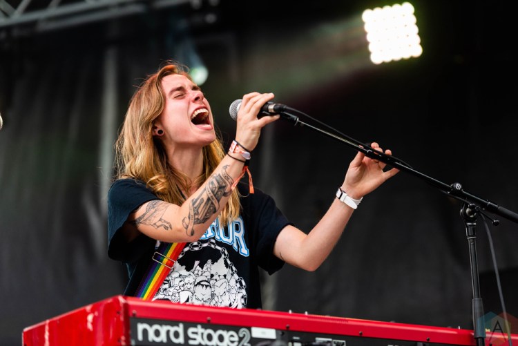 CHICAGO, IL - JULY 20: Julien Baker performs at Pitchfork Music Festival in Chicago on July 20, 2018. (Photo: Katie Kuropas/Aesthetic Magazine)