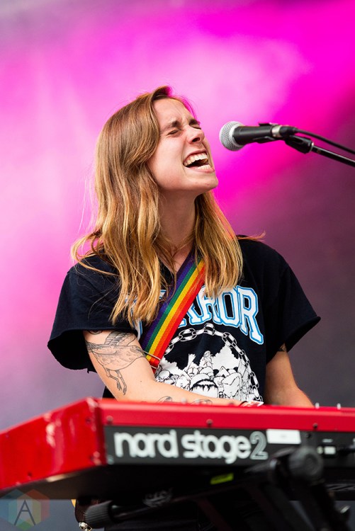 CHICAGO, IL - JULY 20: Julien Baker performs at Pitchfork Music Festival in Chicago on July 20, 2018. (Photo: Katie Kuropas/Aesthetic Magazine)