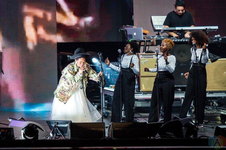 TORONTO, ON - JULY 18: Lauryn Hill performs at Budweiser Stage in Toronto on July 18, 2018. (Photo: Anton Mak/Aesthetic Magazine)