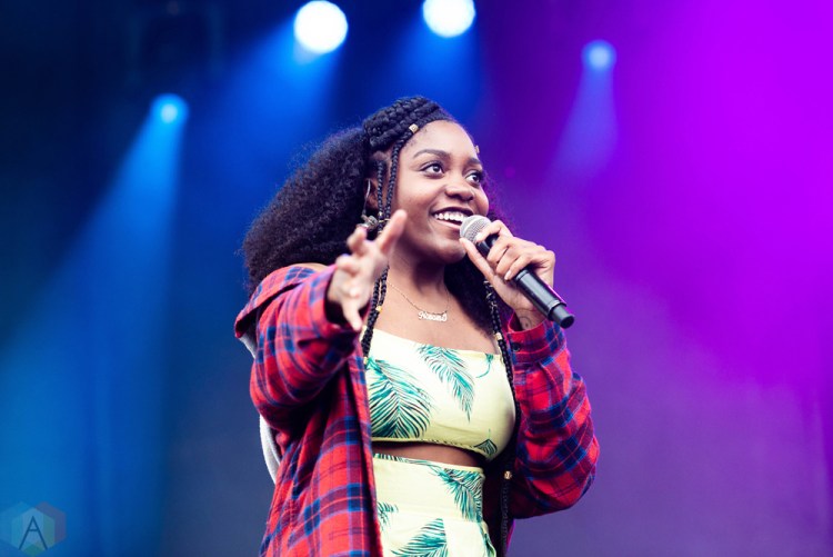 CHICAGO, IL - JULY 22: Noname performs at Pitchfork Music Festival in Chicago on July 22, 2018. (Photo: Katie Kuropas/Aesthetic Magazine)