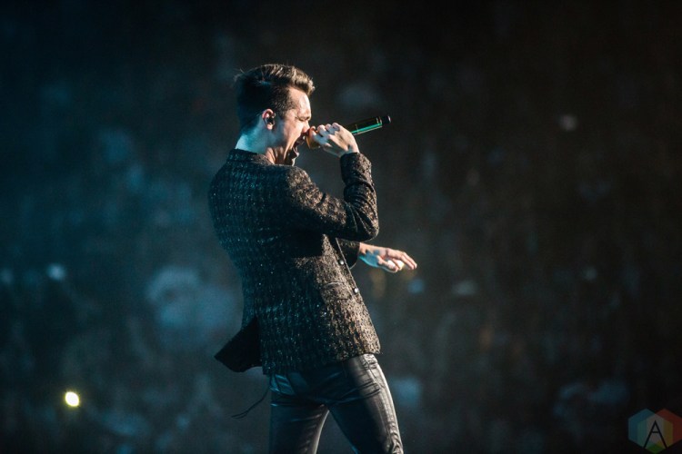 TORONTO, ON - JULY 22: Brendon Urie of Panic at the Disco performs at Scotiabank Arena in Toronto on July 22, 2018. (Photo: Katrina Lat/Aesthetic Magazine)