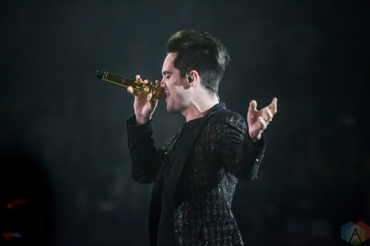 TORONTO, ON - JULY 22: Brendon Urie of Panic at the Disco performs at Scotiabank Arena in Toronto on July 22, 2018. (Photo: Katrina Lat/Aesthetic Magazine)