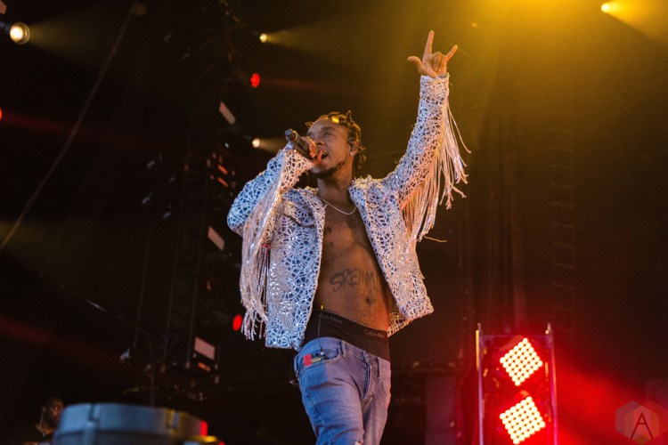 TORONTO, ON - JULY 24: Rae Sremmurd performs at Budweiser Stage in Toronto on July 24, 2018. (Photo: Anton Mak/Aesthetic Magazine)
