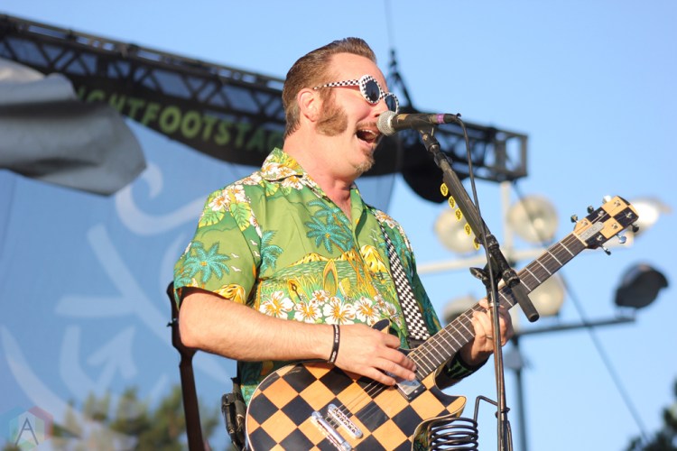 TORONTO, ON - JULY 17: Reel Big Fish performs at Warped Tour at Echo Beach in Toronto on July 17, 2018. (Photo: Curtis Sindrey/Aesthetic Magazine)