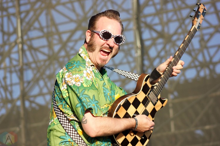 TORONTO, ON - JULY 17: Reel Big Fish performs at Warped Tour at Echo Beach in Toronto on July 17, 2018. (Photo: Curtis Sindrey/Aesthetic Magazine)