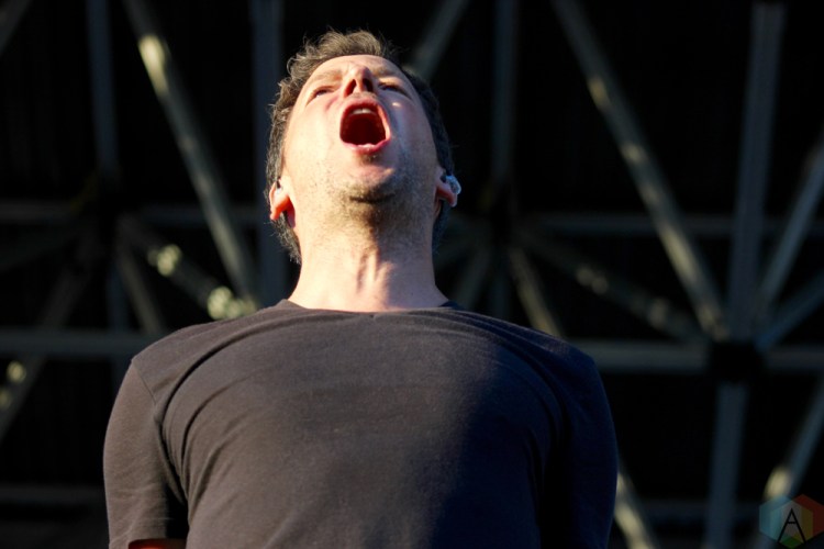 TORONTO, ON - JULY 17: Simple Plan performs at Warped Tour at Echo Beach in Toronto on July 17, 2018. (Photo: Curtis Sindrey/Aesthetic Magazine)