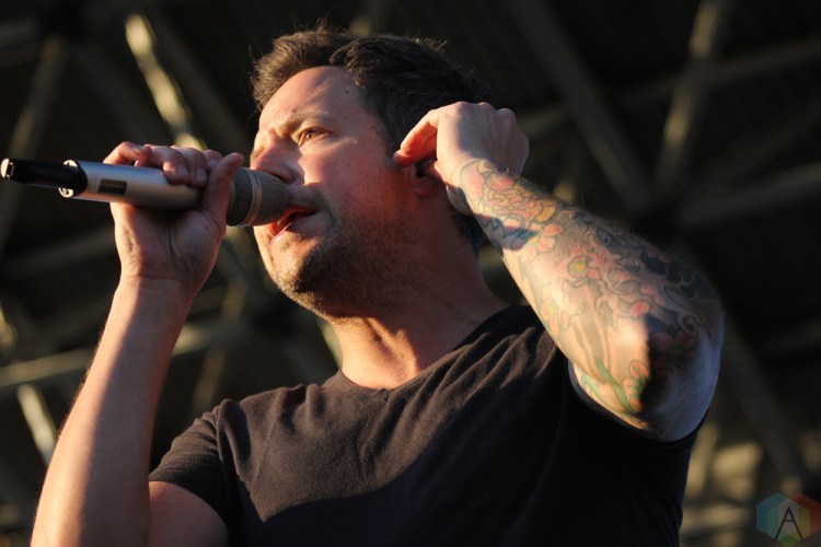 TORONTO, ON - JULY 17: Simple Plan performs at Warped Tour at Echo Beach in Toronto on July 17, 2018. (Photo: Curtis Sindrey/Aesthetic Magazine)