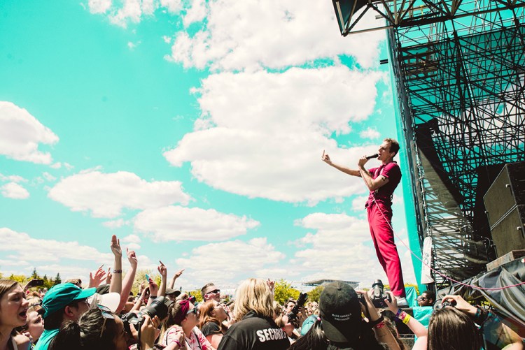 TORONTO, ON - JULY 17: The Maine performs at Warped Tour at Echo Beach in Toronto on July 17, 2018. (Photo: Joanna Glezakos/Aesthetic Magazine)
