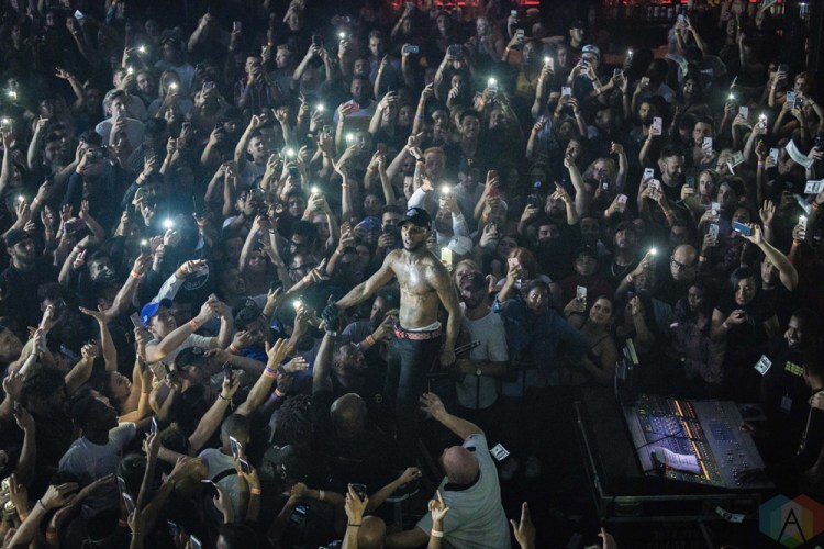 TORONTO, ON - JULY 04: Tory Lanez performs at Rebel in Toronto on July 04, 2018. (Photo: Anton Mak/Aesthetic Magazine)