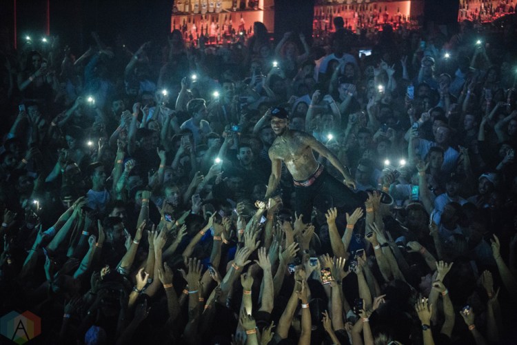 TORONTO, ON - JULY 04: Tory Lanez performs at Rebel in Toronto on July 04, 2018. (Photo: Anton Mak/Aesthetic Magazine)