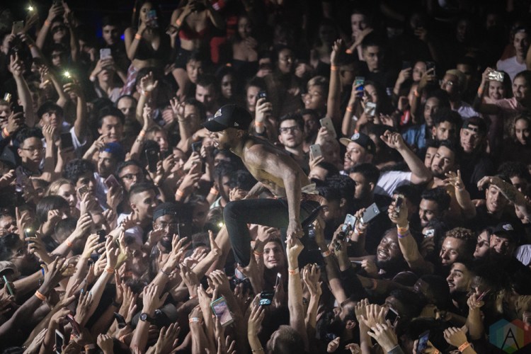 TORONTO, ON - JULY 04: Tory Lanez performs at Rebel in Toronto on July 04, 2018. (Photo: Anton Mak/Aesthetic Magazine)