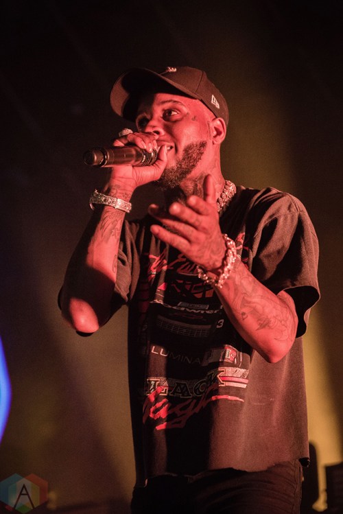 TORONTO, ON - JULY 04: Tory Lanez performs at Rebel in Toronto on July 04, 2018. (Photo: Anton Mak/Aesthetic Magazine)