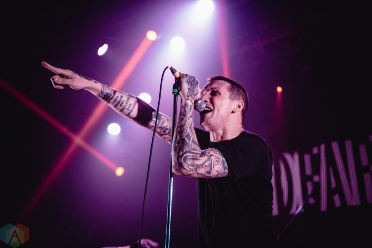 TORONTO, ON - JULY 27: Uniform performs at The Opera House in Toronto on July 27, 2018. (Photo: Justin Jairam/Aesthetic Magazine)