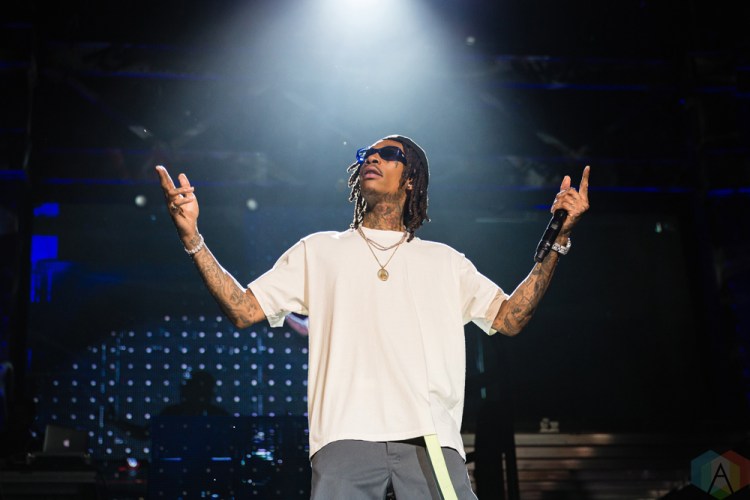 TORONTO, ON - JULY 24: Wiz Khalifa performs at Budweiser Stage in Toronto on July 24, 2018. (Photo: Anton Mak/Aesthetic Magazine)