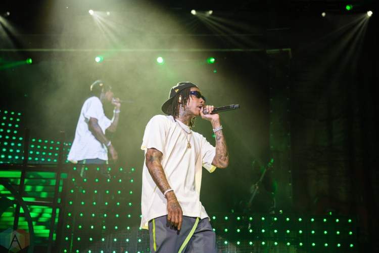 TORONTO, ON - JULY 24: Wiz Khalifa performs at Budweiser Stage in Toronto on July 24, 2018. (Photo: Anton Mak/Aesthetic Magazine)
