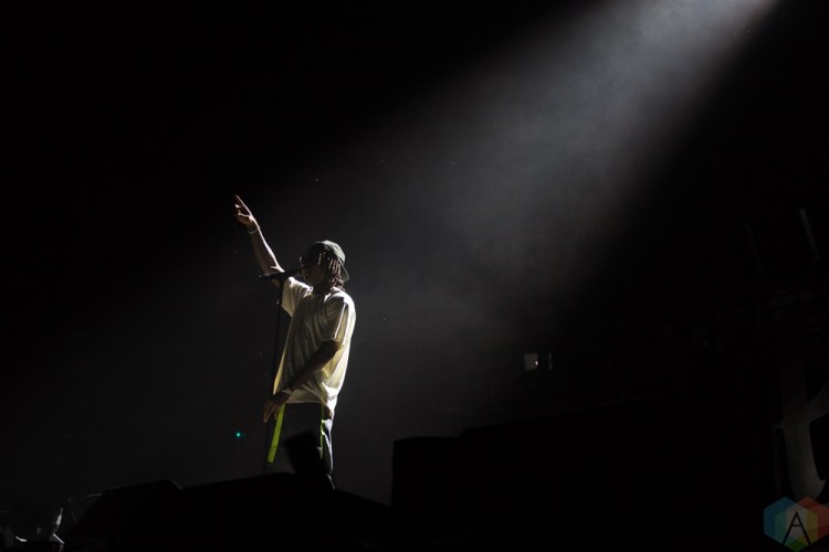 TORONTO, ON - JULY 24: Wiz Khalifa performs at Budweiser Stage in Toronto on July 24, 2018. (Photo: Anton Mak/Aesthetic Magazine)