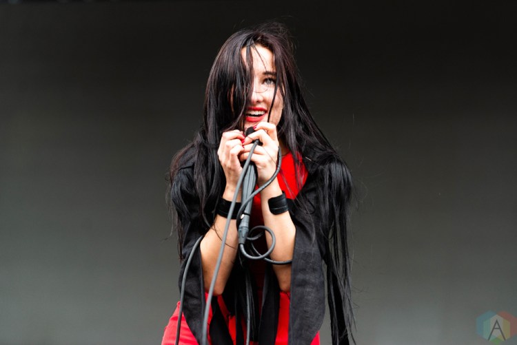 CHICAGO, IL - JULY 21: Zola Jesus performs at Pitchfork Music Festival in Chicago on July 21, 2018. (Photo: Katie Kuropas/Aesthetic Magazine)