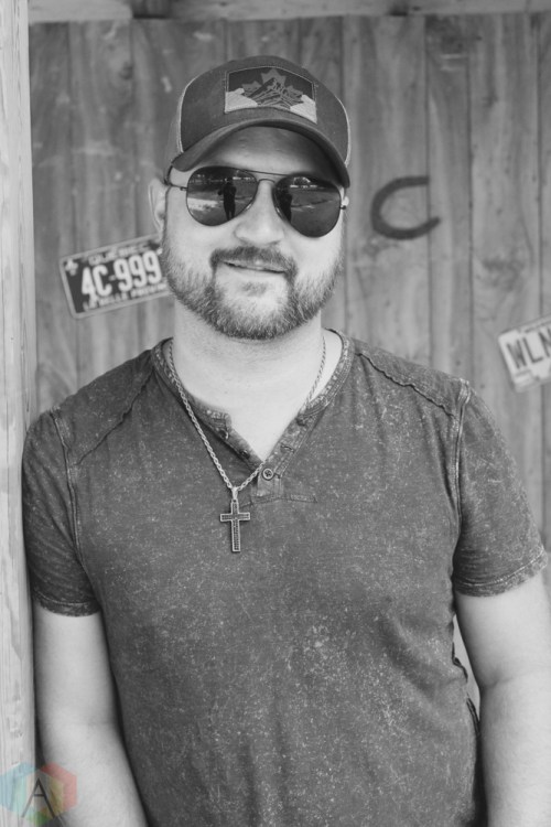ORO-MEDONTE, ON - AUGUST 11: Aaron Goodvin poses for a portrait at Boots And Hearts Music Festival at Burl's Creek in Oro-Medonte, ON on August 11, 2018. (Photo: Curtis Sindrey/Aesthetic Magazine)