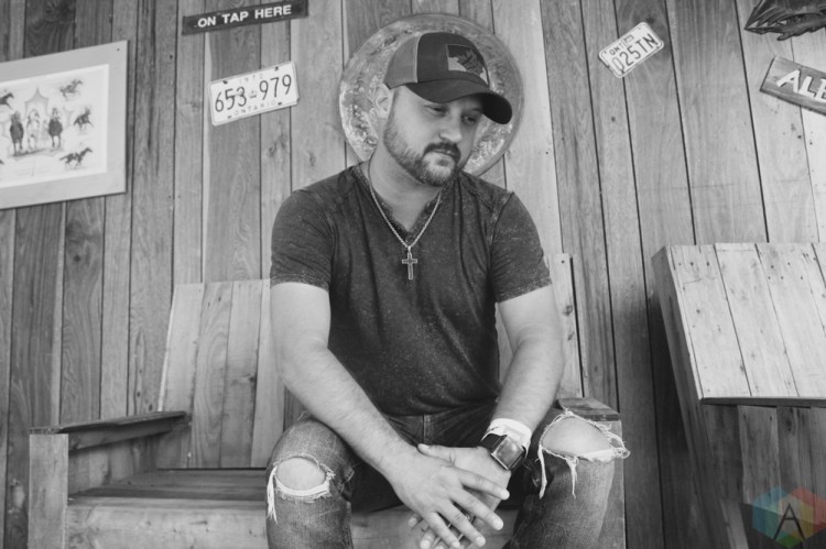 ORO-MEDONTE, ON - AUGUST 11: Aaron Goodvin poses for a portrait at Boots And Hearts Music Festival at Burl's Creek in Oro-Medonte, ON on August 11, 2018. (Photo: Curtis Sindrey/Aesthetic Magazine)