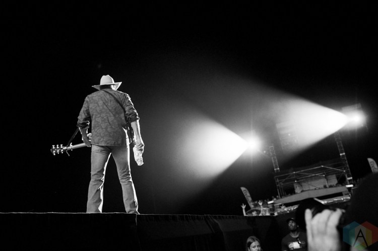 ORO-MEDONTE, ON - AUGUST 11: Alan Jackson performs at Boots And Hearts Music Festival at Burl's Creek in Oro-Medonte, ON on August 11, 2018. (Photo: Morgan Harris/Aesthetic Magazine)