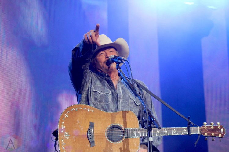 ORO-MEDONTE, ON - AUGUST 11: Alan Jackson performs at Boots And Hearts Music Festival at Burl's Creek in Oro-Medonte, ON on August 11, 2018. (Photo: Curtis Sindrey/Aesthetic Magazine)