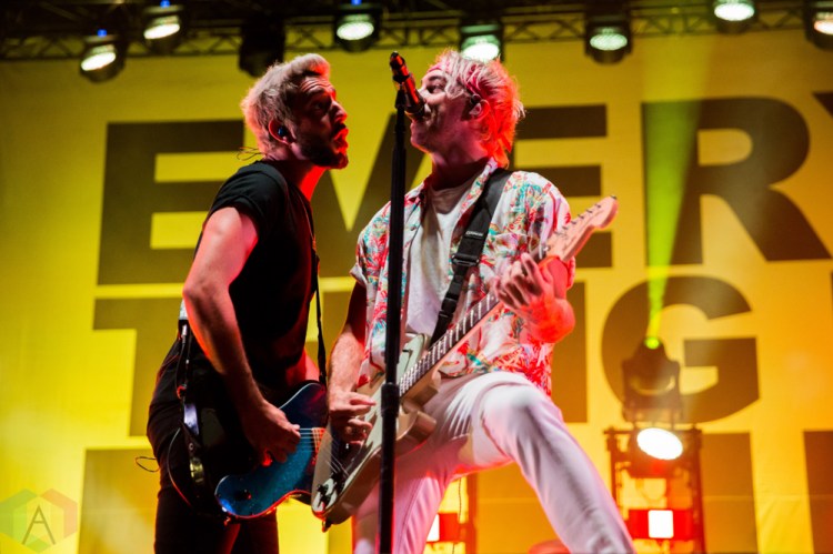TORONTO, ON - AUGUST 14: All Time Low performs at Echo Beach in Toronto on August 14, 2018. (Photo: Brandon Newfield/Aesthetic Magazine)