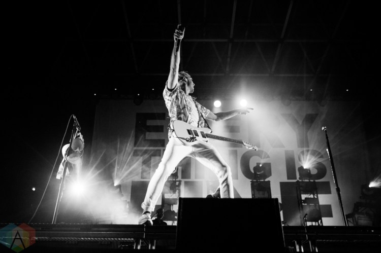 TORONTO, ON - AUGUST 14: All Time Low performs at Echo Beach in Toronto on August 14, 2018. (Photo: Brandon Newfield/Aesthetic Magazine)