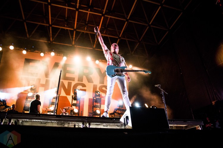 TORONTO, ON - AUGUST 14: All Time Low performs at Echo Beach in Toronto on August 14, 2018. (Photo: Brandon Newfield/Aesthetic Magazine)