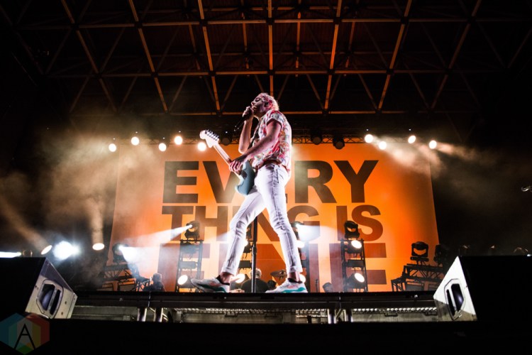 TORONTO, ON - AUGUST 14: All Time Low performs at Echo Beach in Toronto on August 14, 2018. (Photo: Brandon Newfield/Aesthetic Magazine)