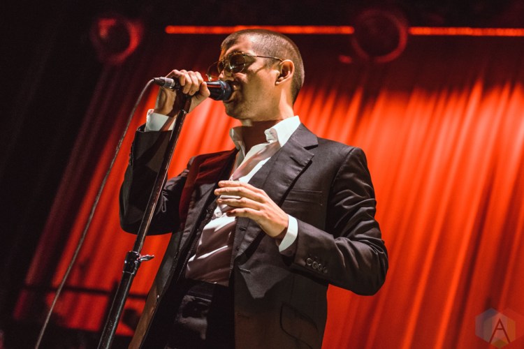 TORONTO, ON - AUGUST 05: Arctic Monkeys perform at Scotiabank Arena in Toronto on August 05, 2018. (Photo: Janine Van Oostrom/Aesthetic Magazine)