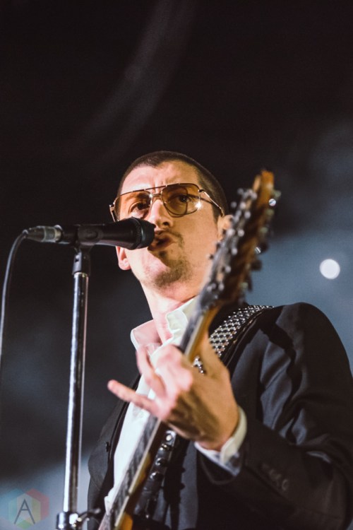 TORONTO, ON - AUGUST 05: Arctic Monkeys perform at Scotiabank Arena in Toronto on August 05, 2018. (Photo: Janine Van Oostrom/Aesthetic Magazine)