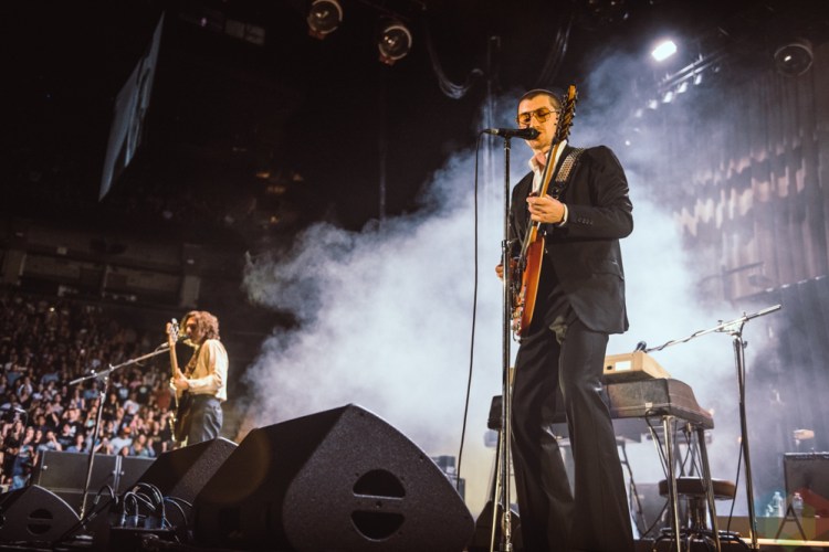 TORONTO, ON - AUGUST 05: Arctic Monkeys perform at Scotiabank Arena in Toronto on August 05, 2018. (Photo: Janine Van Oostrom/Aesthetic Magazine)