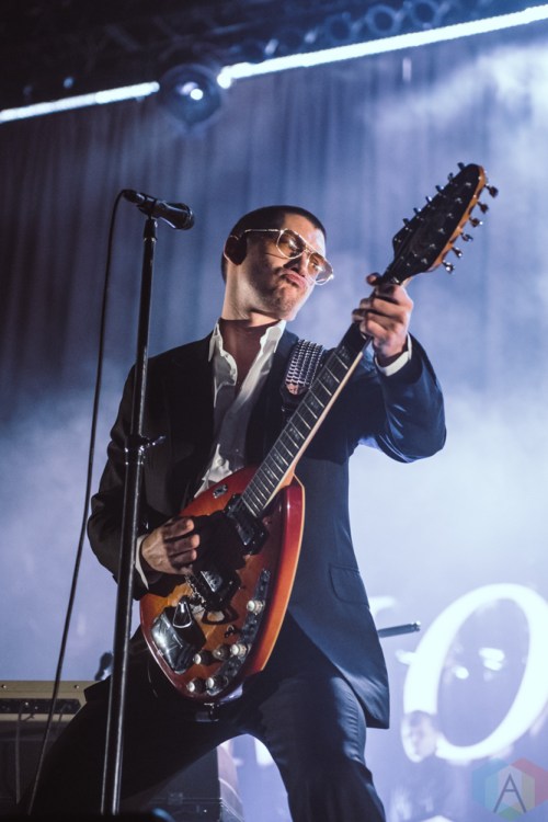 TORONTO, ON - AUGUST 05: Arctic Monkeys perform at Scotiabank Arena in Toronto on August 05, 2018. (Photo: Janine Van Oostrom/Aesthetic Magazine)