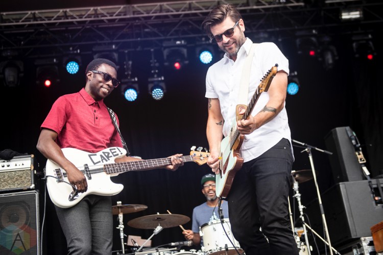 ELORA, ON - AUGUST 19: Bedouin Soundclash performs at Riverfest Elora in Elora, Ontario on August 19, 2018. (Photo: Morgan Harris/Aesthetic Magazine)