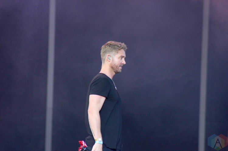 ORO-MEDONTE, ON - AUGUST 12: Brett Young performs at Boots And Hearts Music Festival at Burl's Creek in Oro-Medonte, ON on August 12, 2018. (Photo: Curtis Sindrey/Aesthetic Magazine)