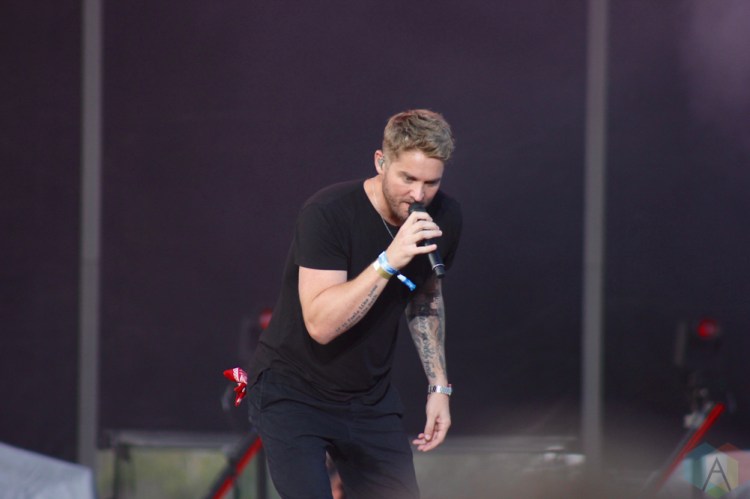 ORO-MEDONTE, ON - AUGUST 12: Brett Young performs at Boots And Hearts Music Festival at Burl's Creek in Oro-Medonte, ON on August 12, 2018. (Photo: Curtis Sindrey/Aesthetic Magazine)
