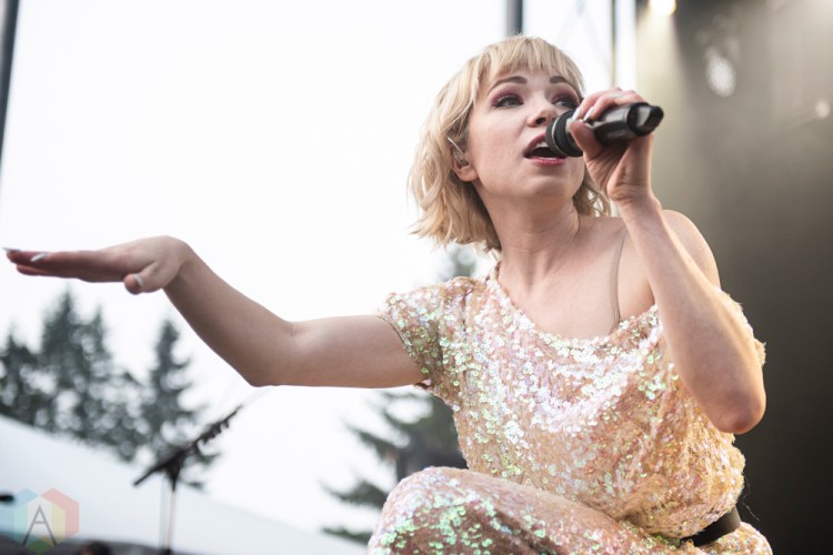 ELORA, ON - AUGUST 18: Carly Rae Jepsen performs at Riverfest Elora in Elora, Ontario on August 18, 2018. (Photo: Morgan Harris/Aesthetic Magazine)