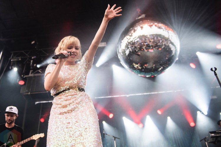 ELORA, ON - AUGUST 18: Carly Rae Jepsen performs at Riverfest Elora in Elora, Ontario on August 18, 2018. (Photo: Morgan Harris/Aesthetic Magazine)