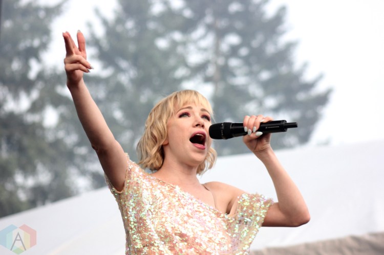 ELORA, ON - AUGUST 18: Carly Rae Jepsen performs at Riverfest Elora in Elora, Ontario on August 18, 2018. (Photo: Curtis Sindrey/Aesthetic Magazine)