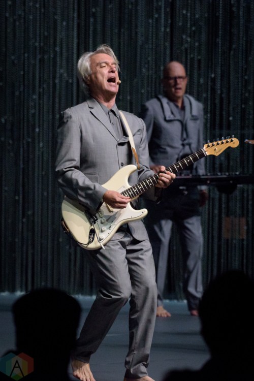 TORONTO, ON - AUGUST 03: David Byrne performs at Sony Centre in Toronto on August 03, 2018. (Photo: Andrei Chlytchkov/Aesthetic Magazine)