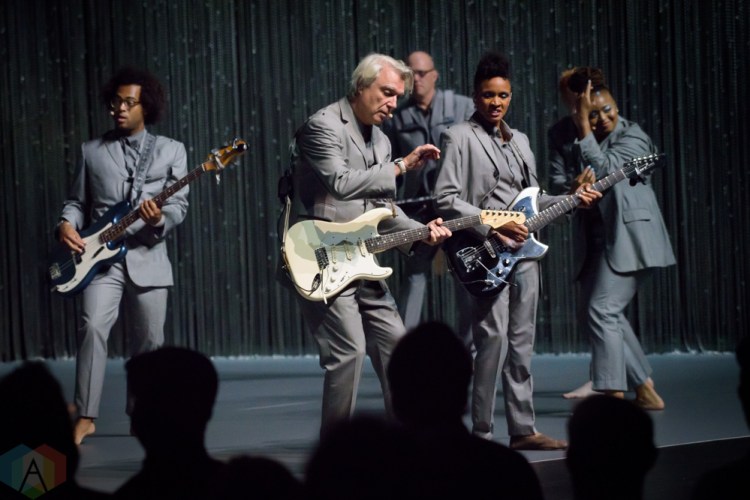 TORONTO, ON - AUGUST 03: David Byrne performs at Sony Centre in Toronto on August 03, 2018. (Photo: Andrei Chlytchkov/Aesthetic Magazine)
