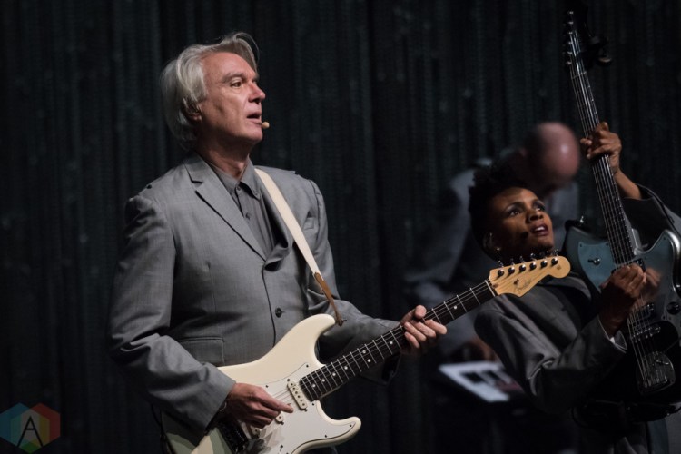 TORONTO, ON - AUGUST 03: David Byrne performs at Sony Centre in Toronto on August 03, 2018. (Photo: Andrei Chlytchkov/Aesthetic Magazine)