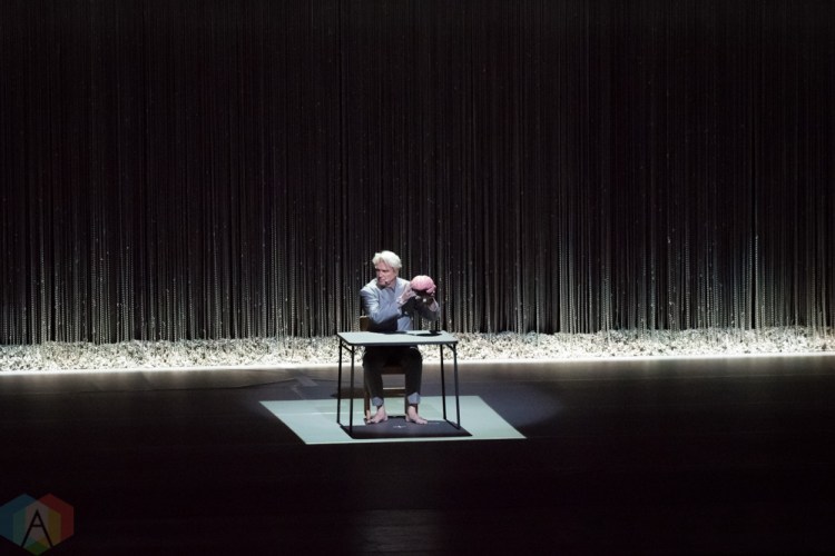TORONTO, ON - AUGUST 03: David Byrne performs at Sony Centre in Toronto on August 03, 2018. (Photo: Andrei Chlytchkov/Aesthetic Magazine)