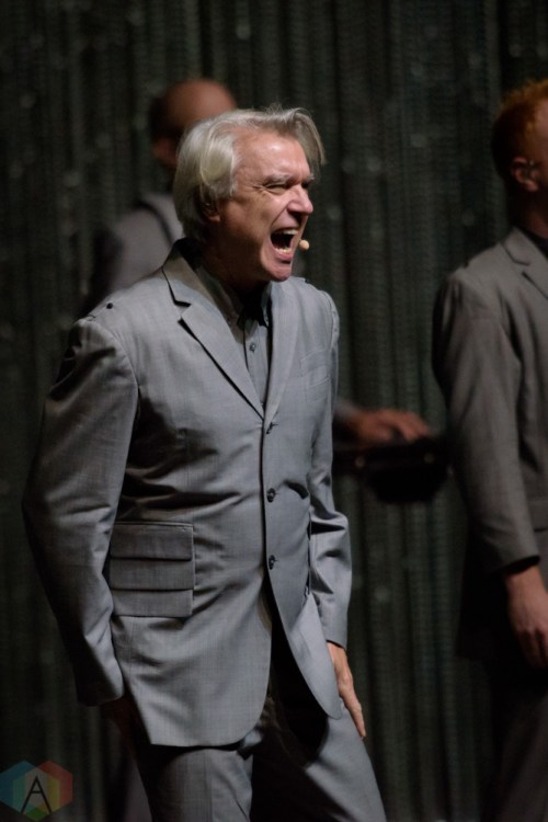 TORONTO, ON - AUGUST 03: David Byrne performs at Sony Centre in Toronto on August 03, 2018. (Photo: Andrei Chlytchkov/Aesthetic Magazine)