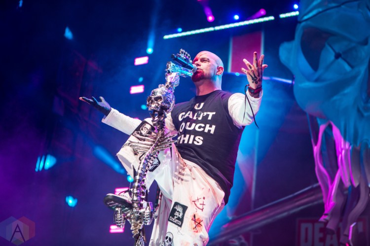 TORONTO, ON - AUGUST 20: Five Finger Death Punch performs at Budweiser Stage in Toronto on August 20, 2018. (Photo: Katrina Lat/Aesthetic Magazine)