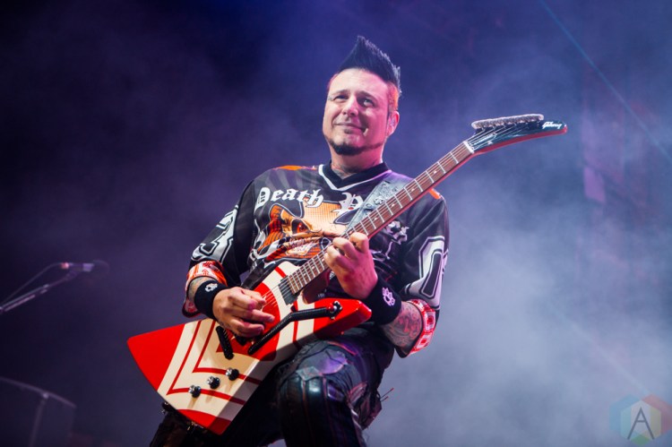 TORONTO, ON - AUGUST 20: Five Finger Death Punch performs at Budweiser Stage in Toronto on August 20, 2018. (Photo: Katrina Lat/Aesthetic Magazine)
