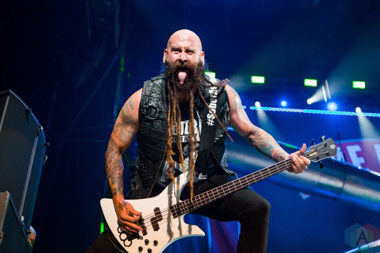 TORONTO, ON - AUGUST 20: Five Finger Death Punch performs at Budweiser Stage in Toronto on August 20, 2018. (Photo: Katrina Lat/Aesthetic Magazine)