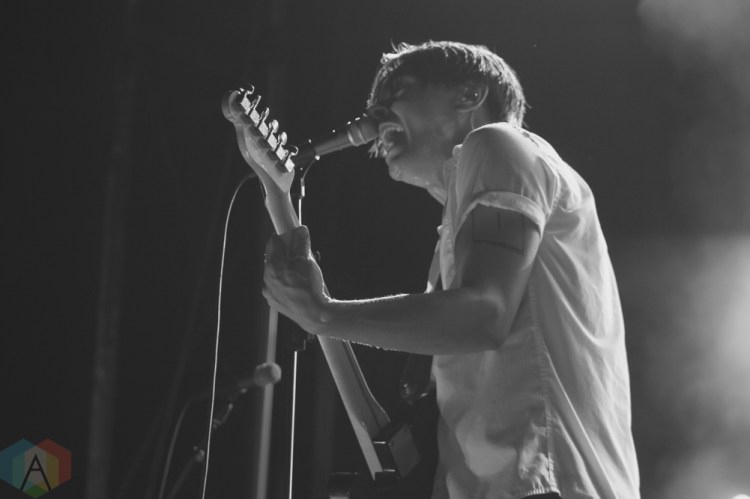 ELORA, ON - AUGUST 17: July Talk performs at Riverfest Elora in Elora, Ontario on August 17, 2018. (Photo: Curtis Sindrey/Aesthetic Magazine)